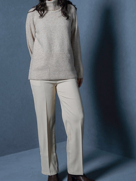 MOROCCO RIB SLEEVE SWEATER