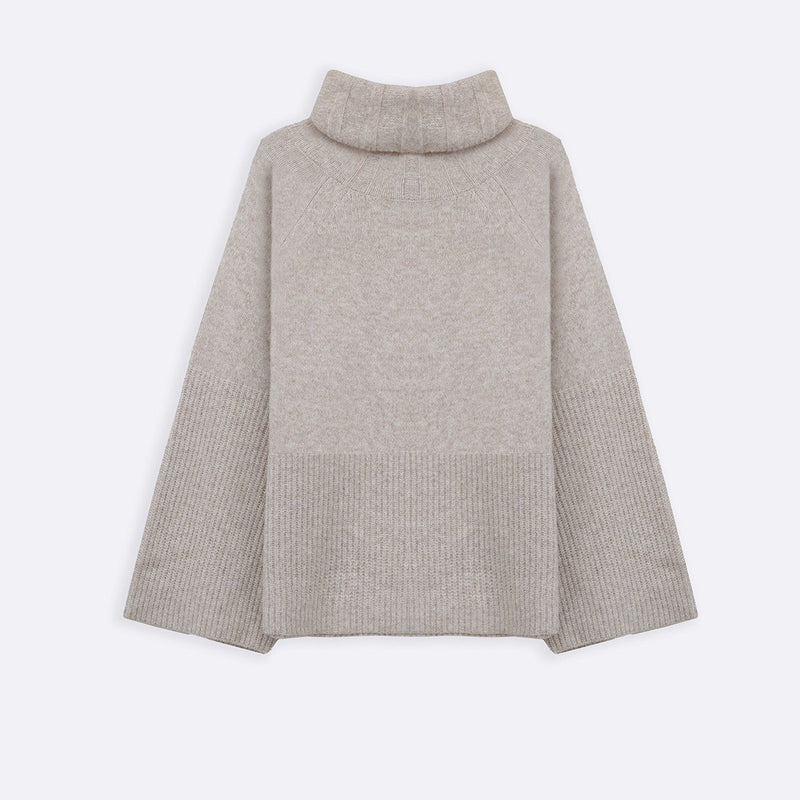 MOROCCO RIB SLEEVE SWEATER