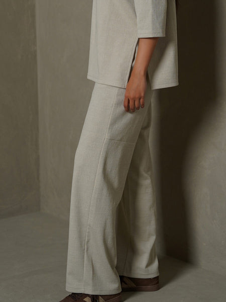 TEXTURED PANTS