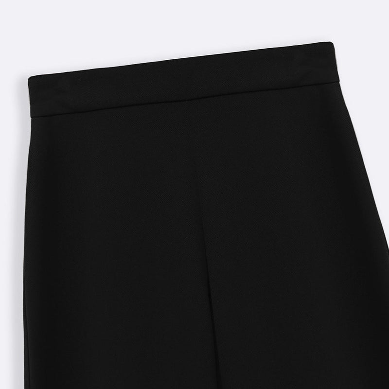 TWILL TEXTURED CULOTTES