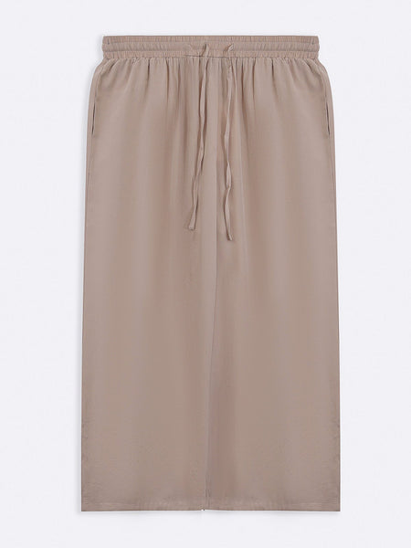 SLEEK SILK TROUSERS