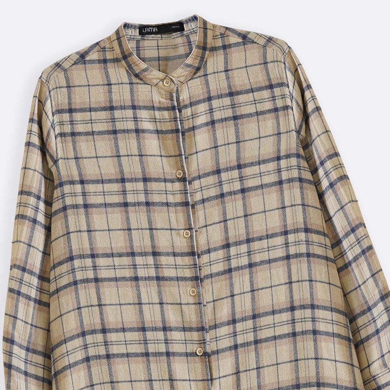 FLANNEL SHIRT DRESS