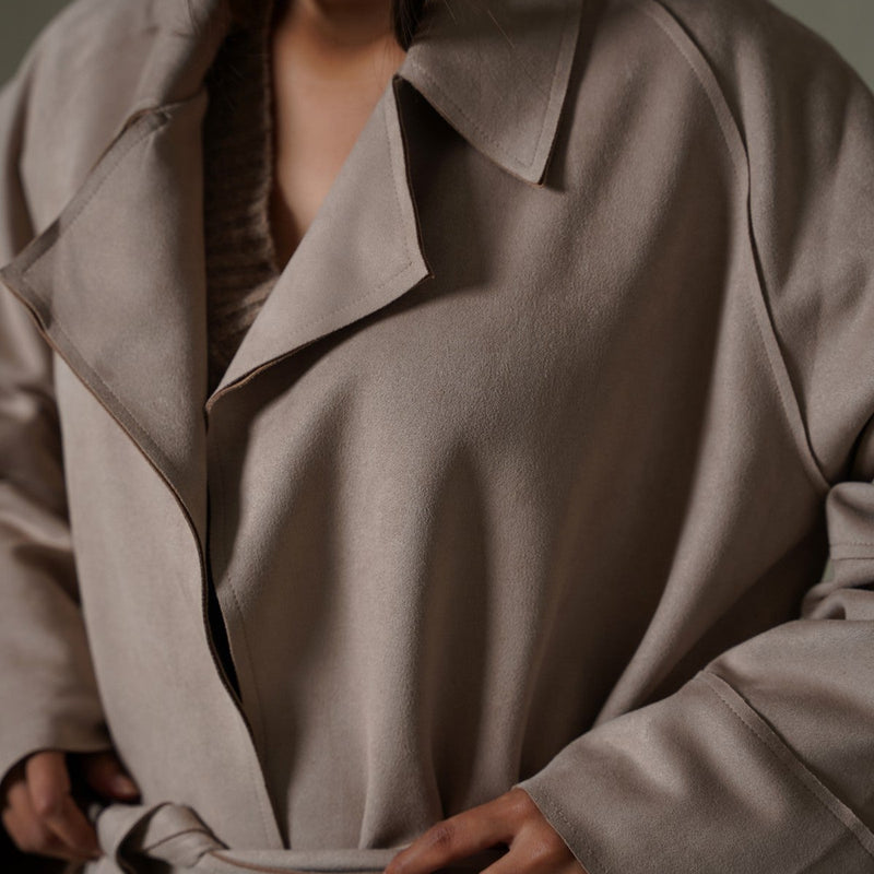 ARLO SUEDE TRENCH