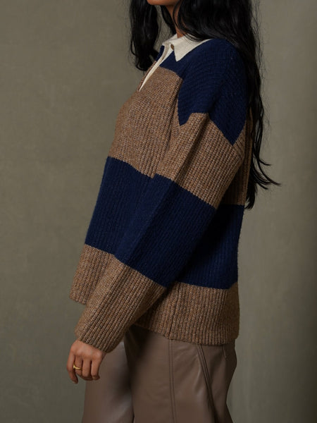 VARSITY STRIPE SWEATER