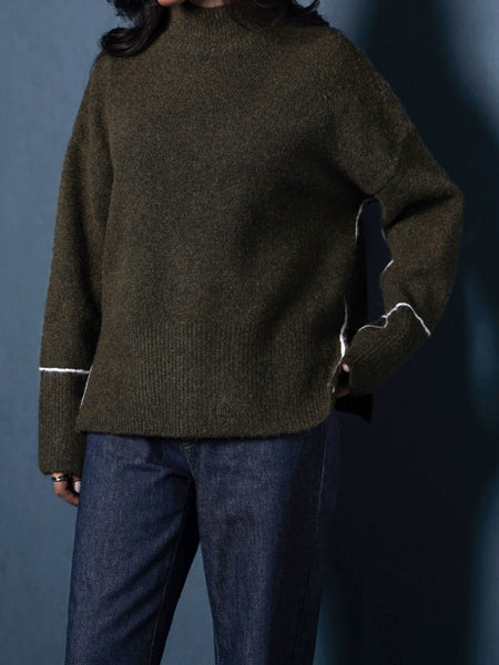 LINEA MOCKNECK SWEATER