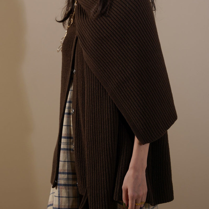 SHAWL COLLAR CARDIGAN