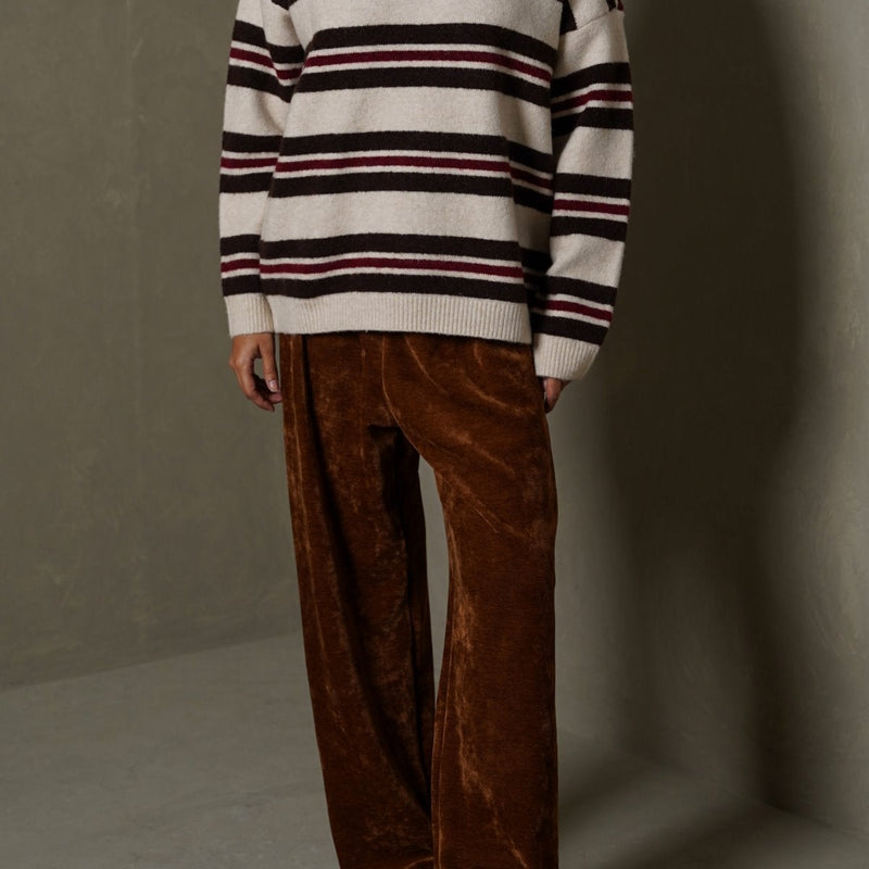 CAMPUS STRIPE SWEATER
