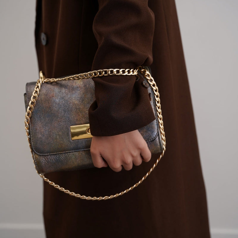 MERMAID BAG IN GENUINE LEATHER