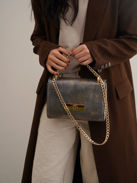 MERMAID BAG IN GENUINE LEATHER