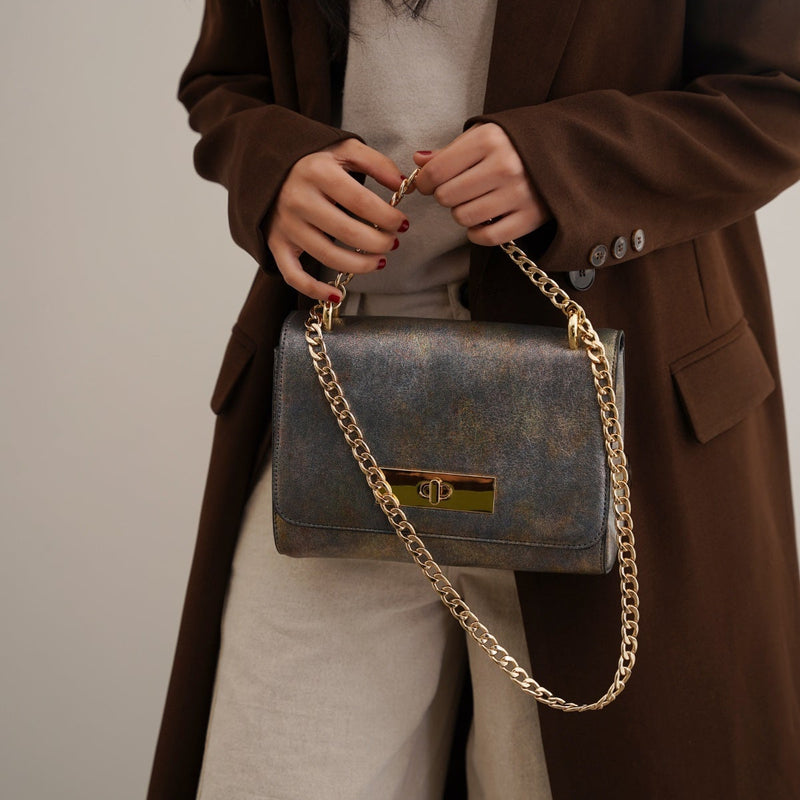 MERMAID BAG IN GENUINE LEATHER