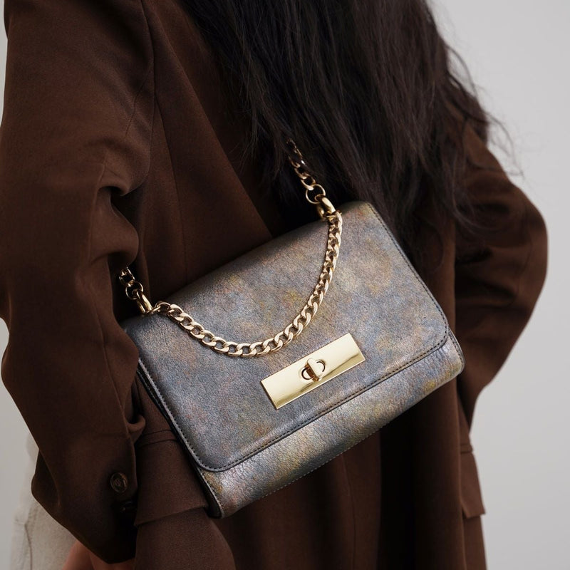 MERMAID BAG IN GENUINE LEATHER