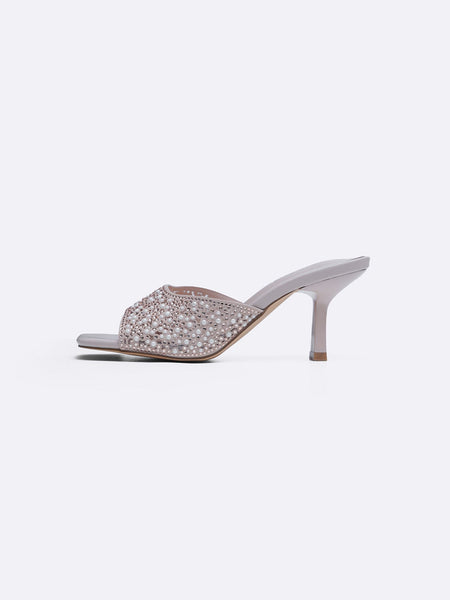 GLITTER BEAD STILETTOS