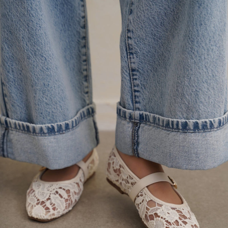 LACE MARY-JANES
