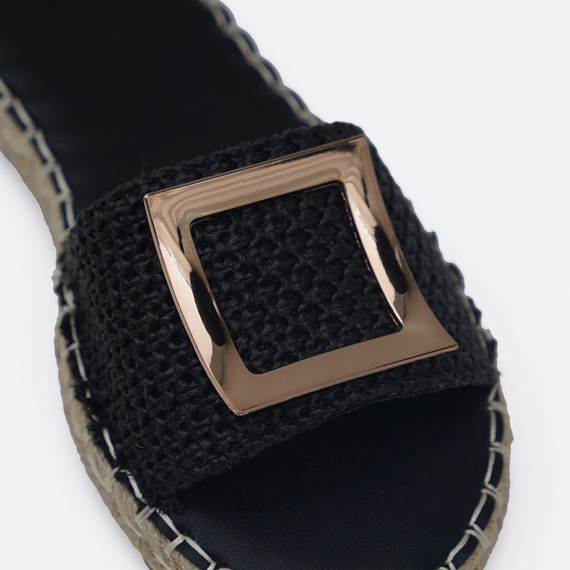 ROMA BUCKLE SLIDES