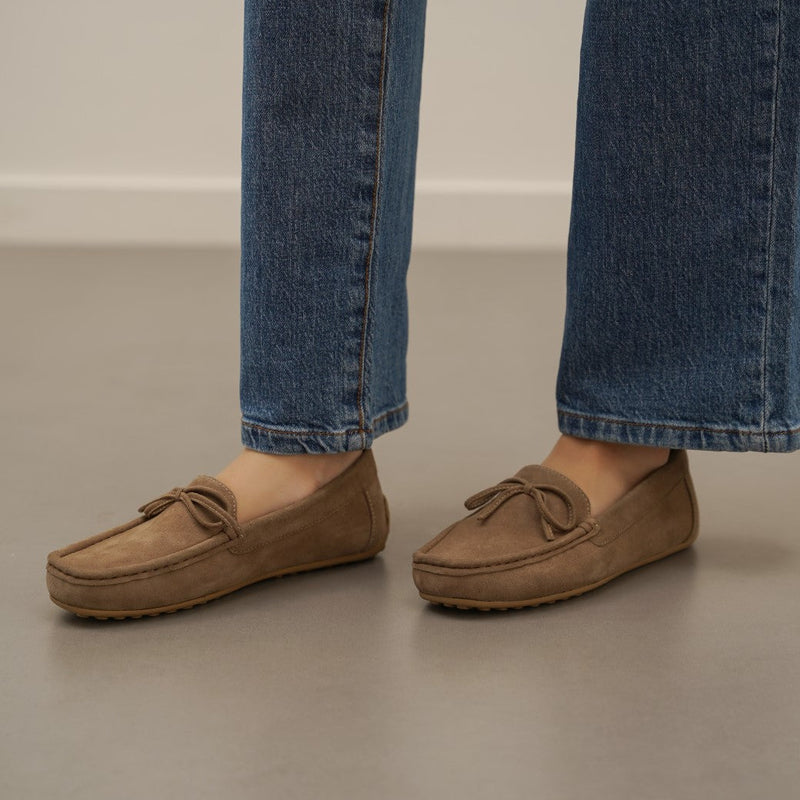 REAL LEATHER LOAFERS