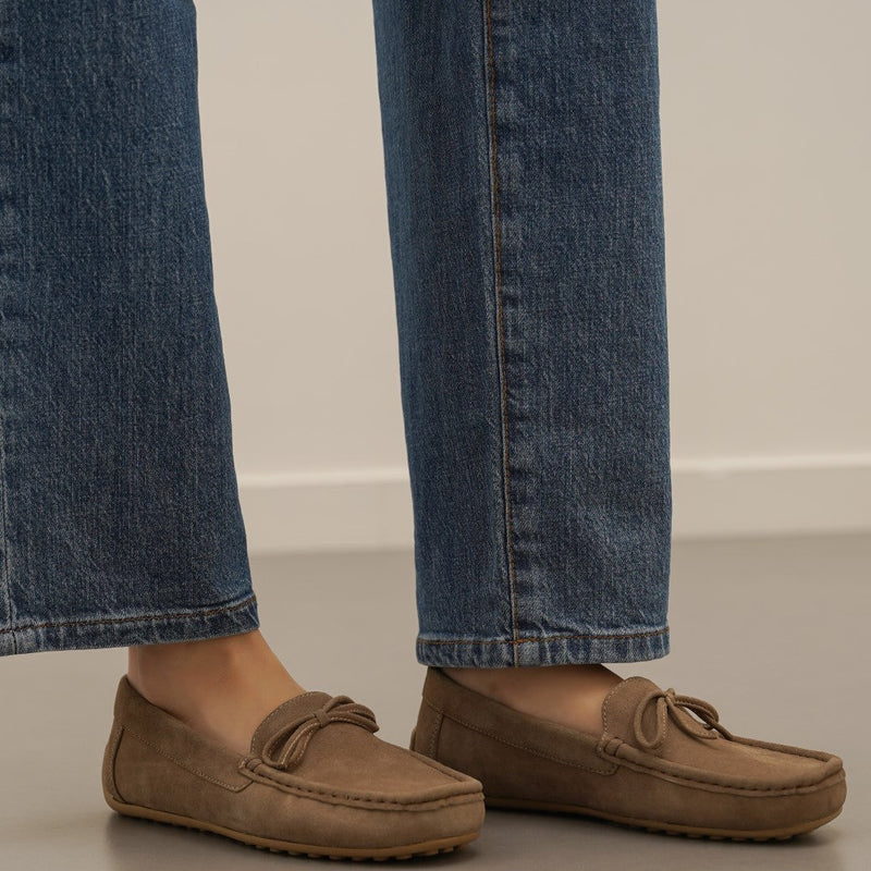 REAL LEATHER LOAFERS