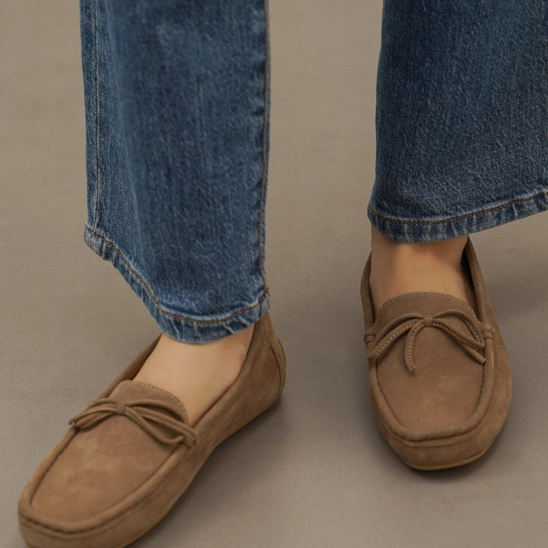 REAL LEATHER LOAFERS