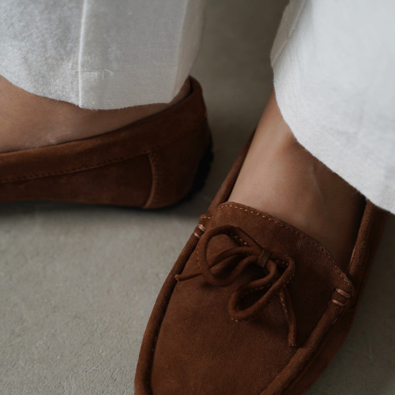 REAL LEATHER LOAFERS
