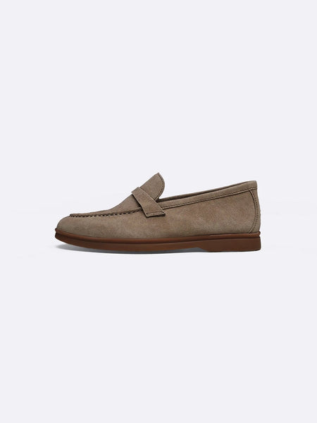 PALM & PEBBLE LEATHER LOAFERS