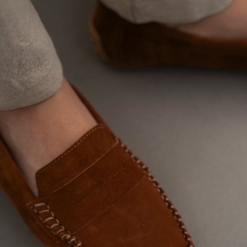 SUEDE LEATHER LOAFERS