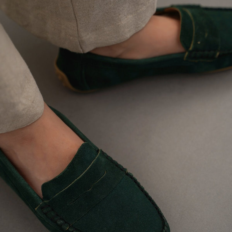 SUEDE LEATHER LOAFERS