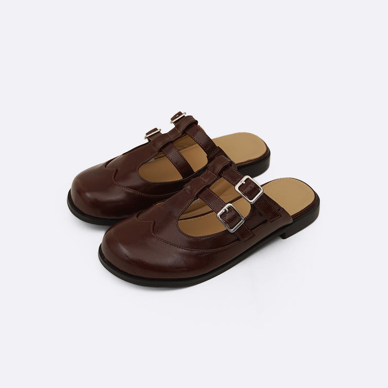 BROGUE MULE CLOGS