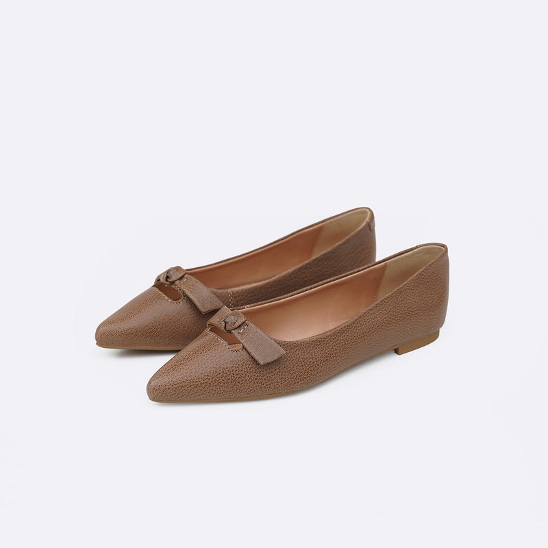 TEXTURED LEATHER PUMPS