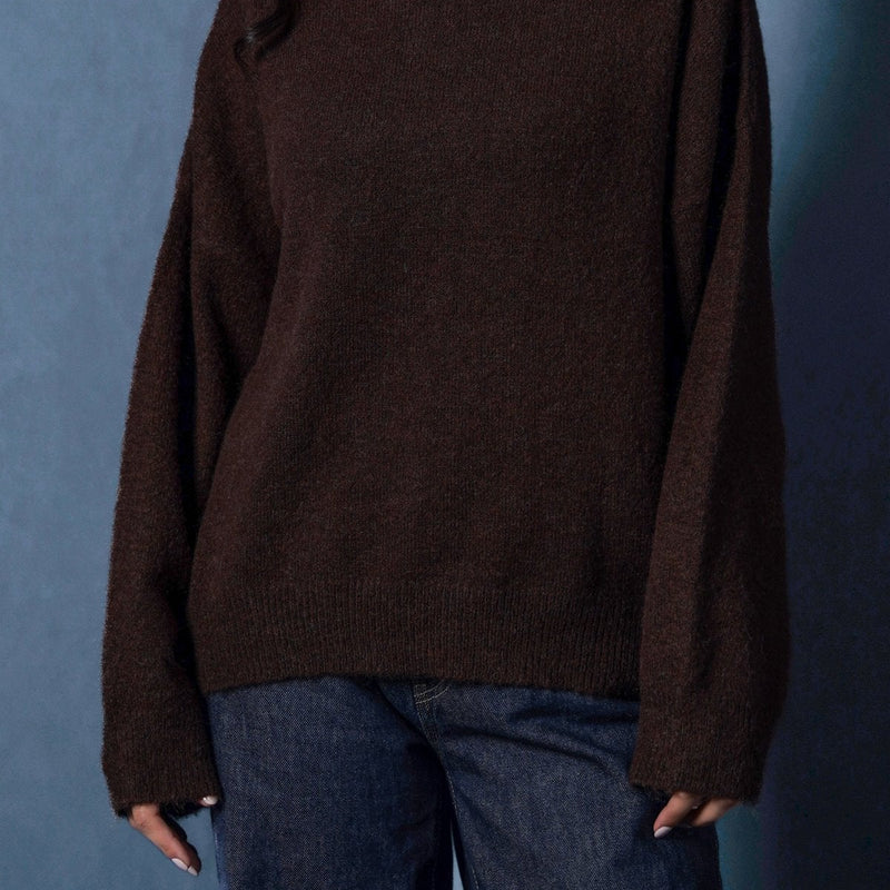 MANHATTAN HIGH NECK SWEATER
